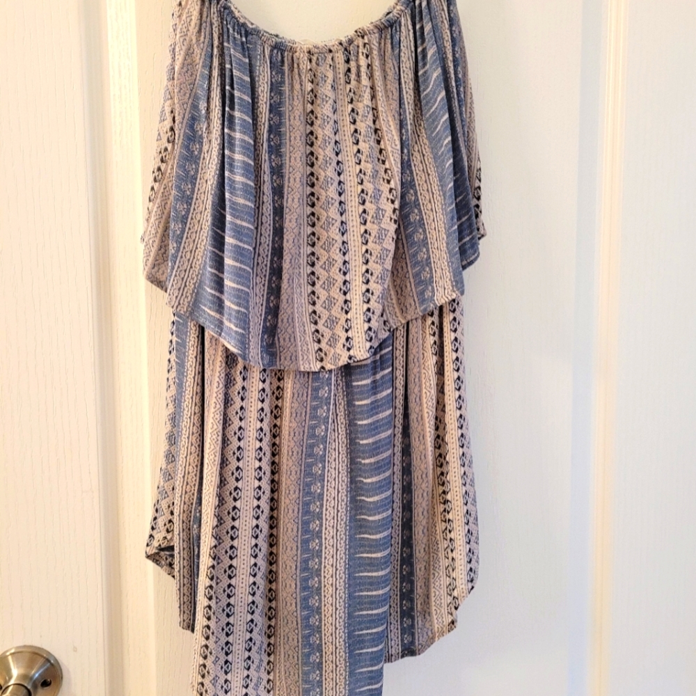 Strapless romper